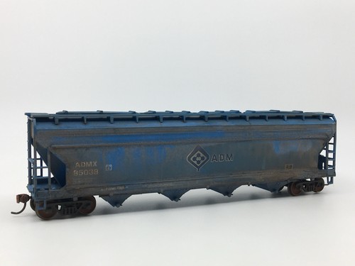 Ho Athearn ADM ACF 55’ flujo central 4 bahías tolva cubierta ADMX #85038 DESGASTADO | Condition: Used