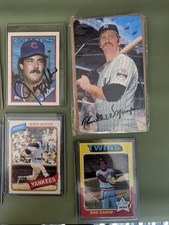 Raw Ungraded Baseball Card Lot Autos And Others