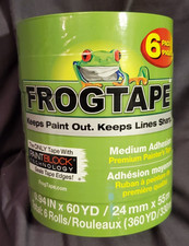 Frogtape Multi Surface Painter's Tape 6 Rolls Green 0.94 X 60 Yds