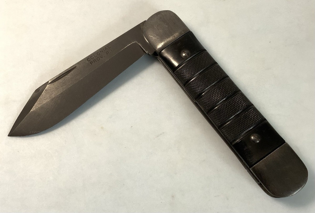 WWII US USAAF Giant Jack Survival Folding Pocket Knife Colonial RI