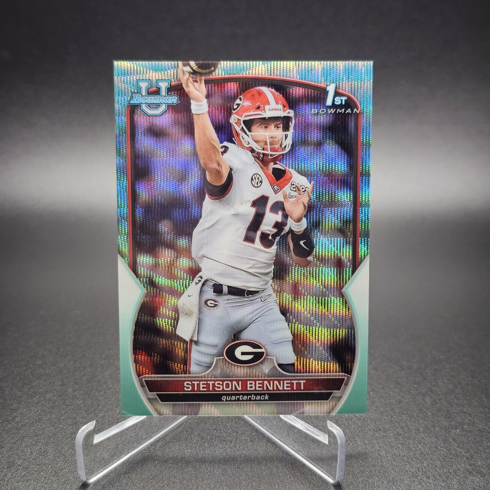 2022 Bowman U Chrome Stetson Bennett Georgia Rookie Prospect /299 #39 11600