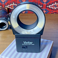 Vivitar MACROFLASH 5000 Ring Flash - TESTED - VIDEO