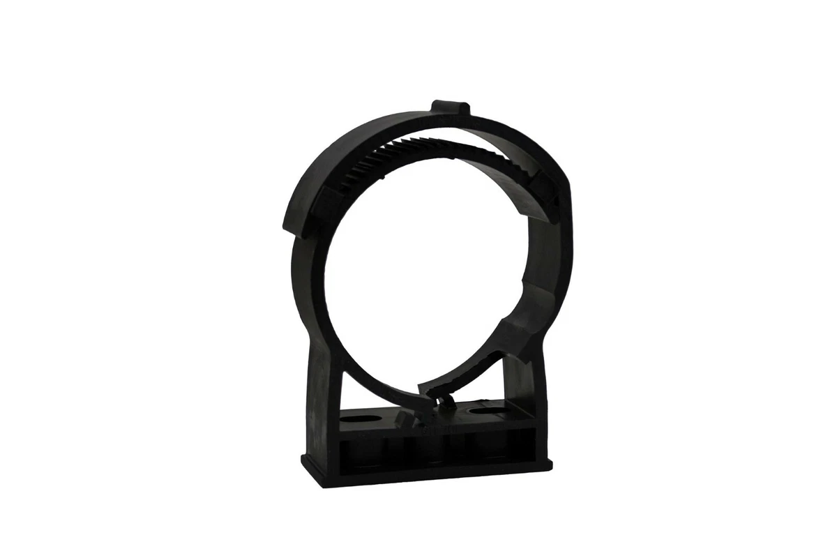Snapnstrut Pipe Hanger for 3 inch PVC pipe BLACK