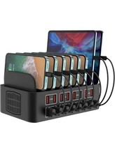 Charging Station for Multiple Devices 150W 16 Port USB Multi New