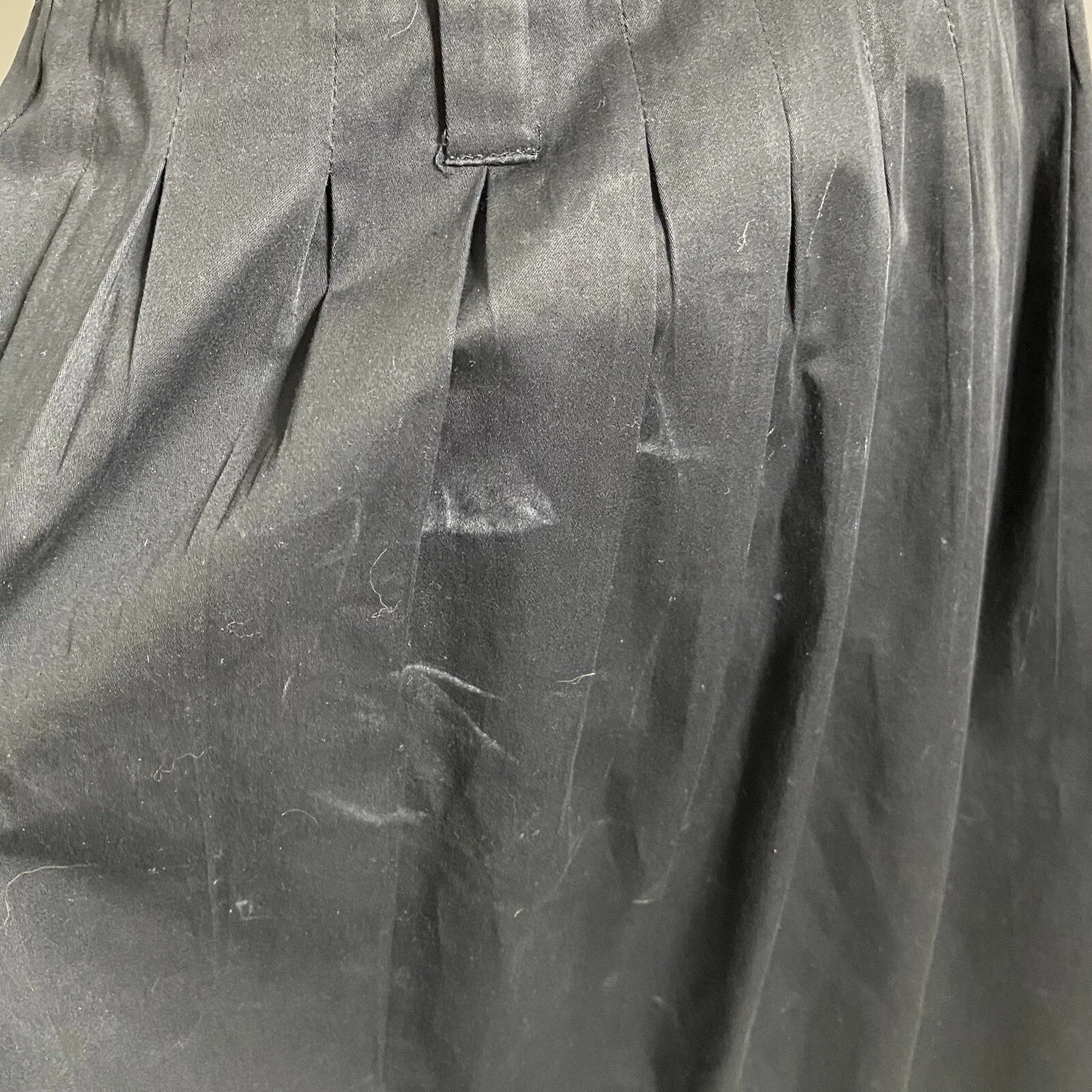 Abito Moschino M crema pizzo nero manica corta scuola a pieghe