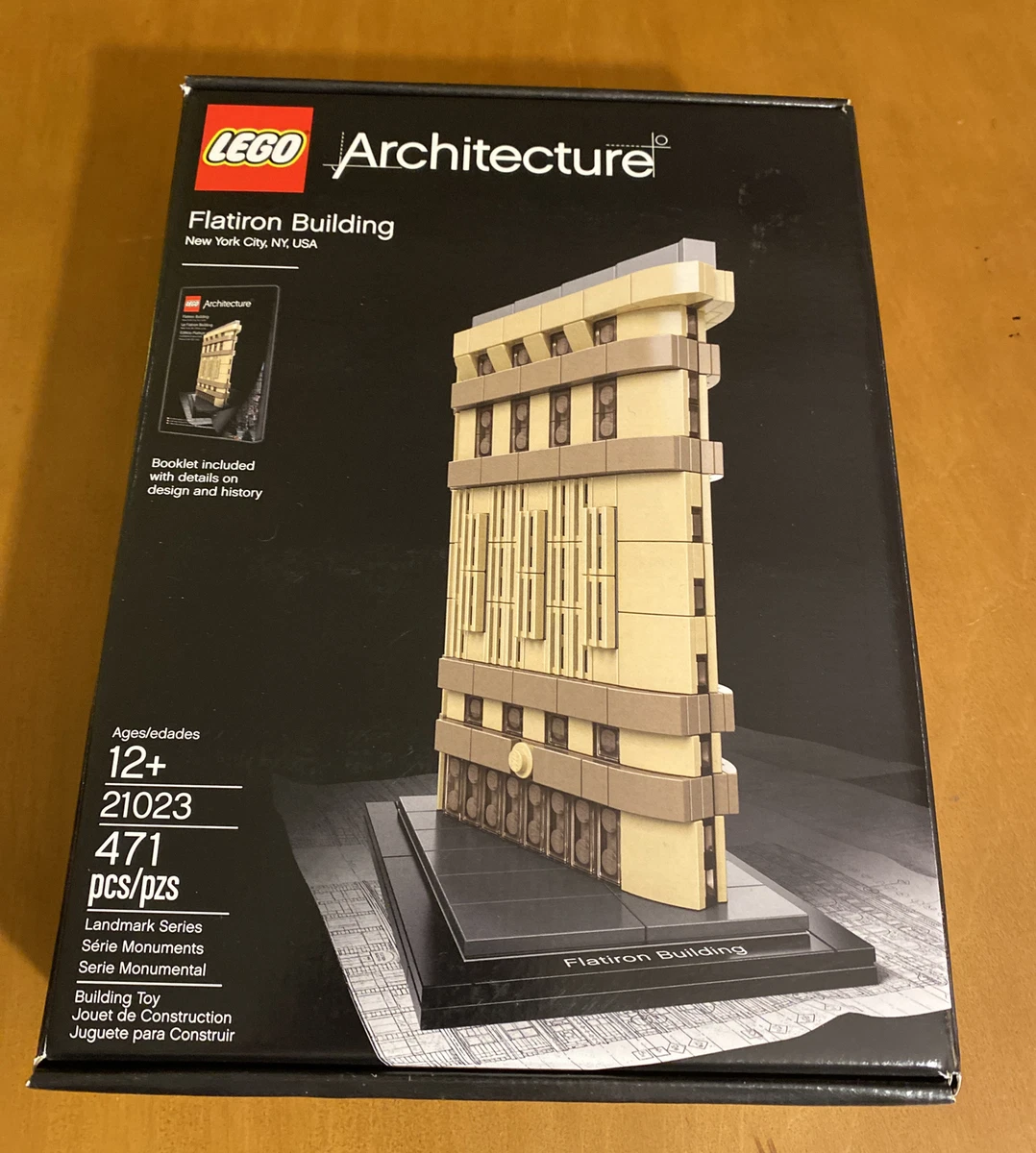 Lego Architecture Flatiron Building New York City 21023 Complete