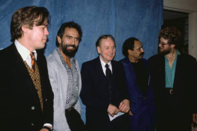 David Johansen Tommy Chong Les Paul Cheech Marin Adam Clayton atte- Old Photo