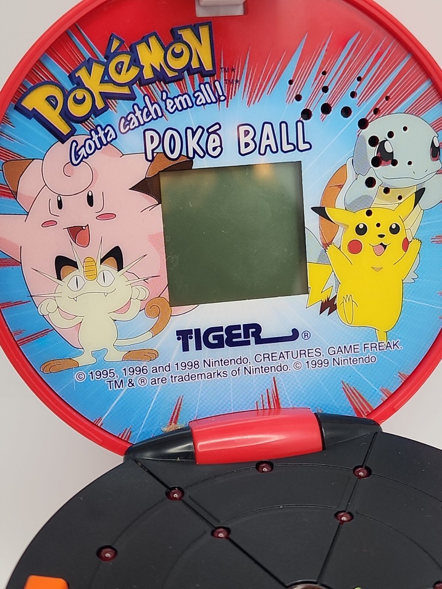 VTG Tiger Electronics 1999 Pokemon POKE BALL Handheld LCD