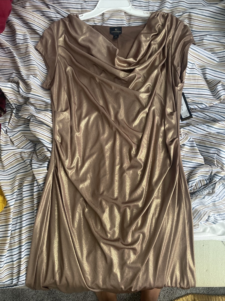 Gold Worthington Dress XL