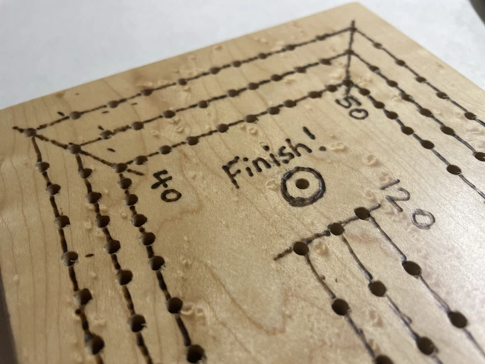 Handmade Cribbage Board - Image 3 of 4