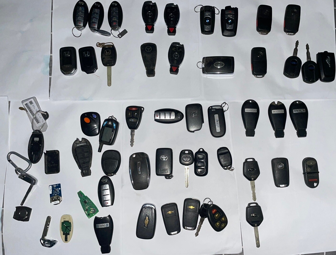 Lot Of 45+ High End Key Fobs. eBay