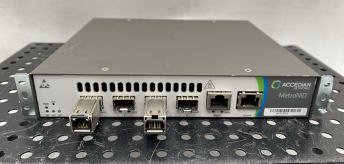 Accedian MetroNID GT-S-AC-AC 4-Port SFP GE Switch | eBay