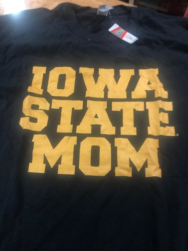 Iowa State Mom T-Shirt - Black womens Large L NWT - Picture 2 of 4