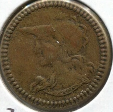 Costa Rica - Minerva Shell Token - Type 2 - CR 68 - Rare - Lot # EC 3350B