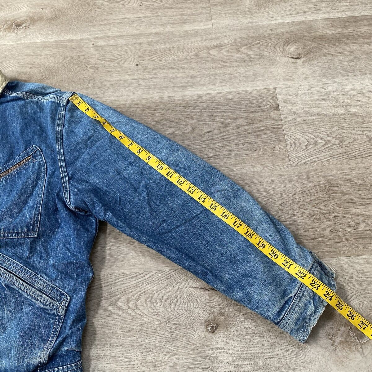 Vintage 60s 70s Lee 191-LB Denim Chore Blanket Lined Jacket Vintage 60s 70s Lee 191-LB Denim Chore Blanket Lined Jacket