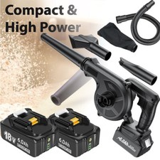 Cordless Air Blower For Makita 18V Garden Snow Dust Leaf Suction Vacuum Cleaner