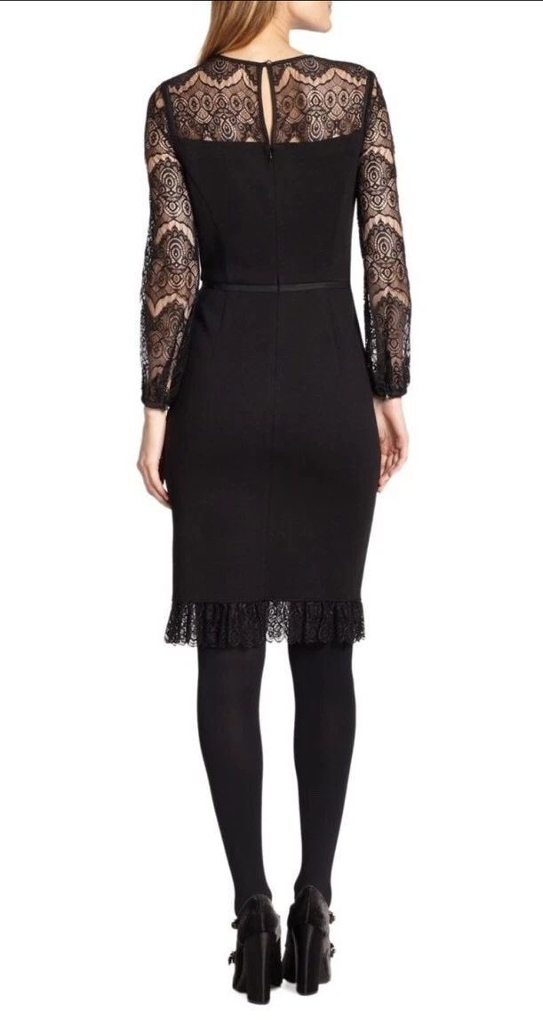 Abito in lana Tory Burch Tiana nero 2