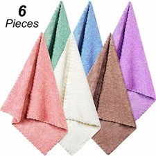 Face Cloths Microfiber Wash Facial Cleansing Face, Soft 12 X Inch, 6 Pieces 