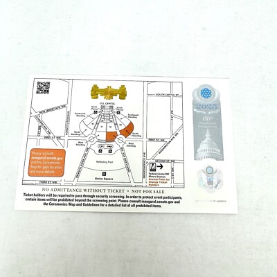 2025 Donald Trump 47 Inauguration Invitation & Program Packet