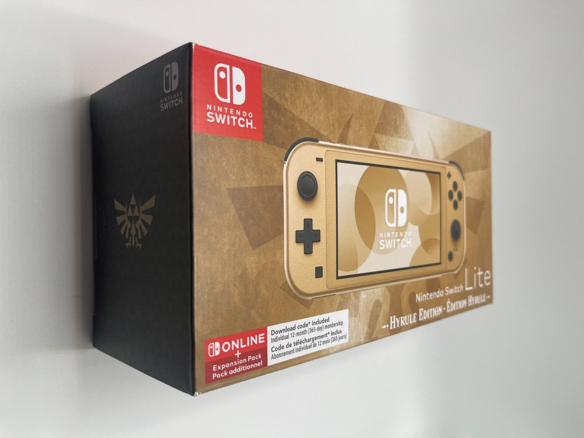 Nintendo Switch Lite: Hyrule Edition with Bonus Online and