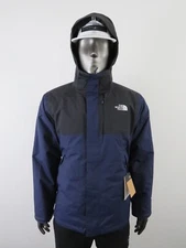 Mens The North Face Monte Bre (Lonepeak) 3 in 1 Tri Climate Hooded Jacket Navy