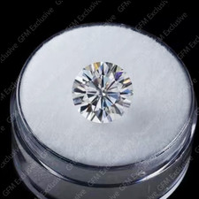 3 mm Round Cut D Color VVS1 Moissanite Loose Stone 1 Carat Packet For Ring