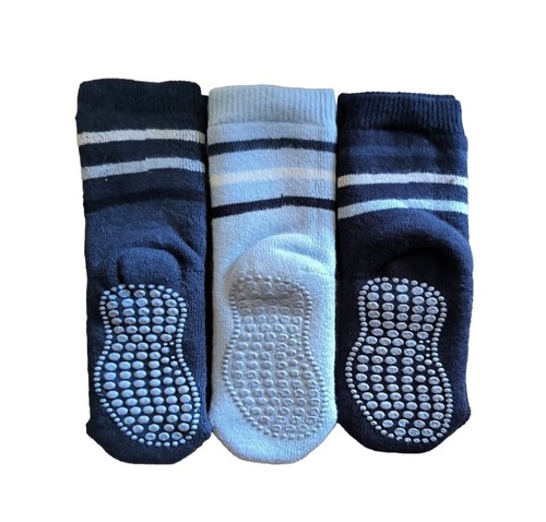 3 Paar Rutschfeste Socken für Baby Anti Rutsch Sportsocken Stoppersocken - Bild 3 von 5