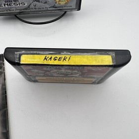Ka-Ge-Ki Fists of Steel- Sega Genesis - W/ Manual Nice CIB