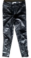 Leather Faux Black Size 8 Social Standard Sanctuary Stretch Ankle Skinny Pants