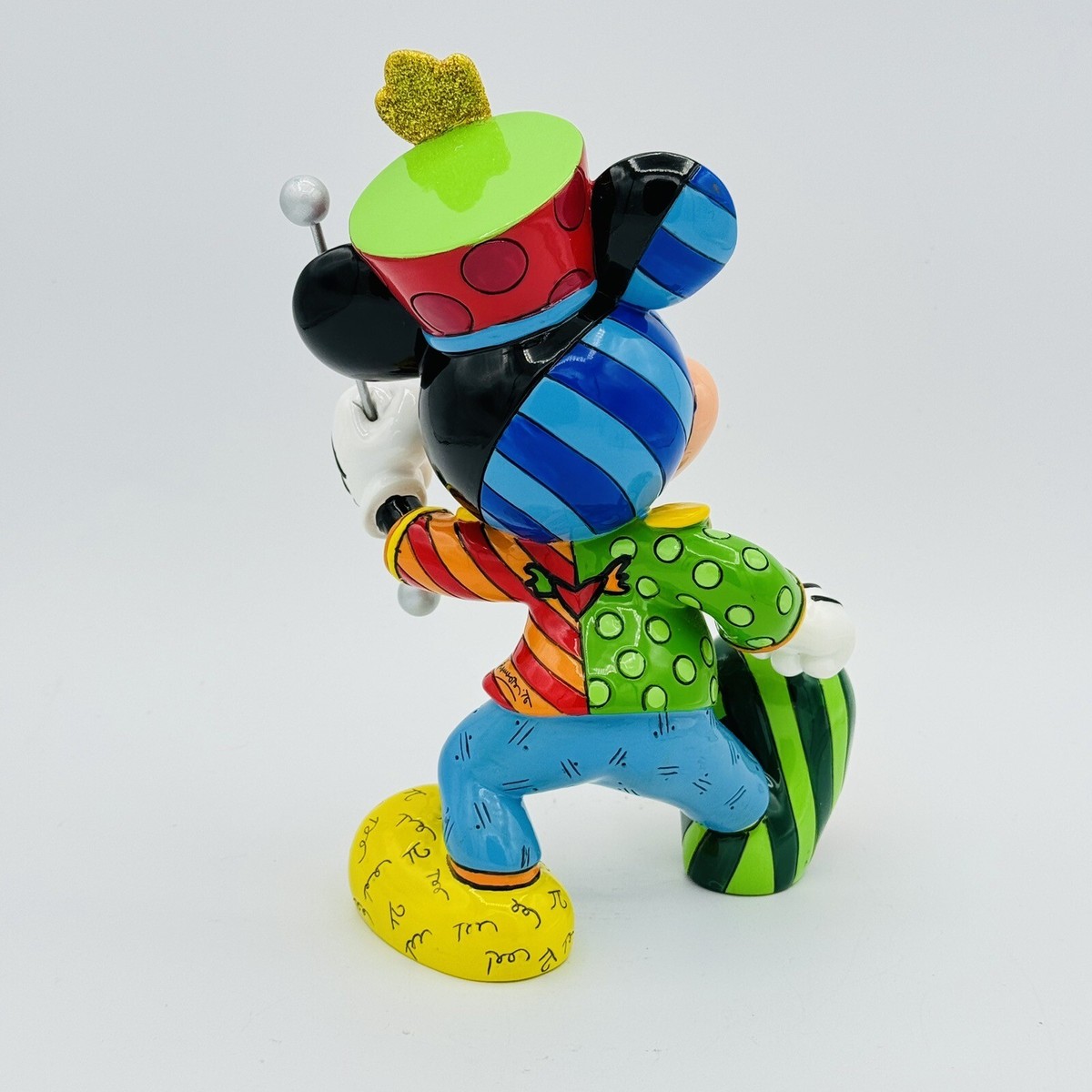 Disney Brito Mickey Mouse Band Leader Marching Figurine Statue