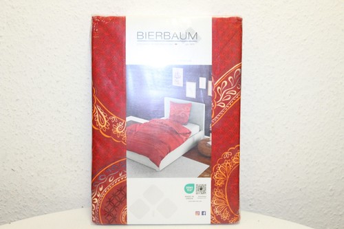 Bierbaum Bettwäsche 4429 Mako-Satin 135 x 200 cm + 80 x 80 cm Neu Rechnung MwSt