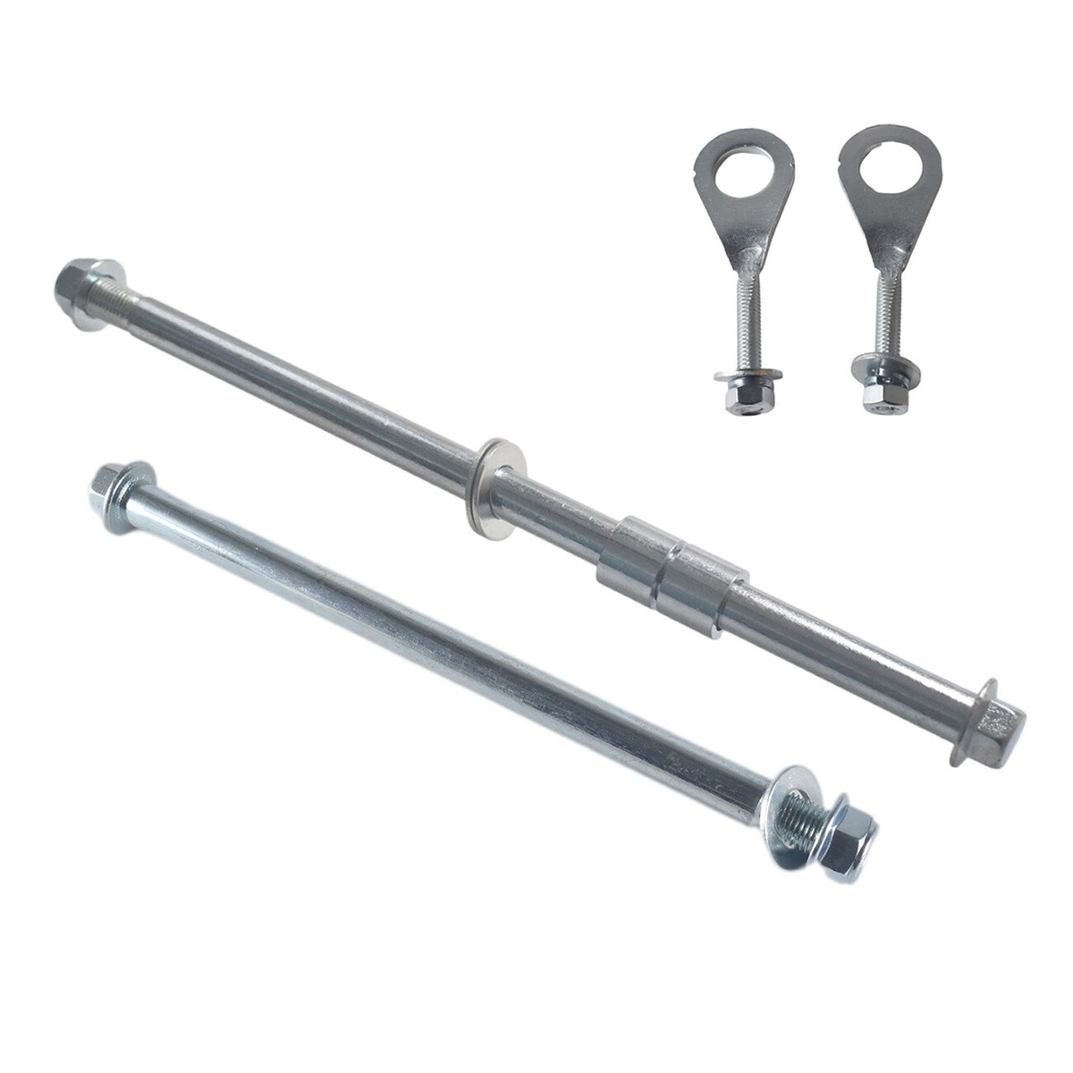 Front 255mm Back 330mm Wheel Axle w/ Spacers For Coleman CT200U