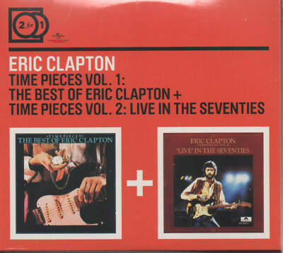 Eric Clapton Time Pieces Vol.1 Best Of & Vol.2 Live NEU 2CDs RAR Layla Cocaine