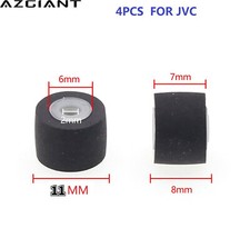 4PCS 10 8 2mm Pressure Cassette Deck Pinch Roller Tape Recorder for JVC Player