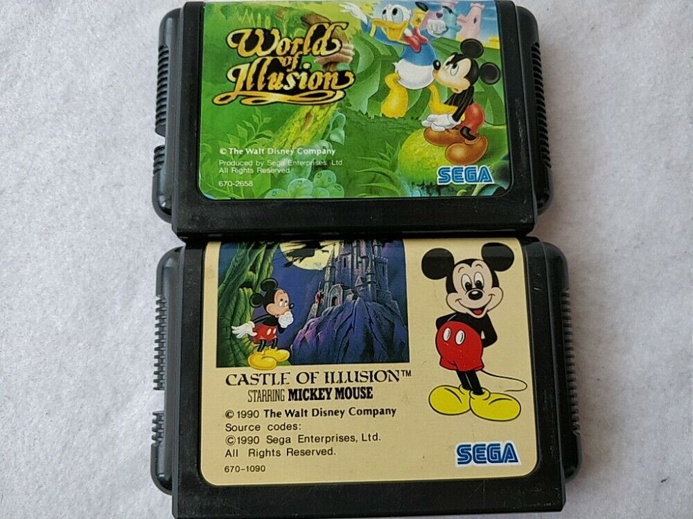 Starring Mickey Mouse Castle Of Illusion,World of Illusion Starring Mickey Mouse Castle Of Illusion,World of Illusion