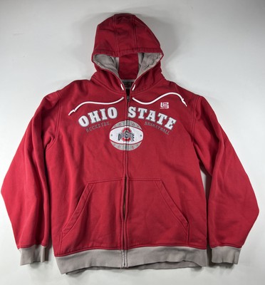 NIKE LEBRON OHIO STATE BUCKEYES BASKETBALL FULL ZIP HOODIE JACKET MENS  MEDIUM | eBay