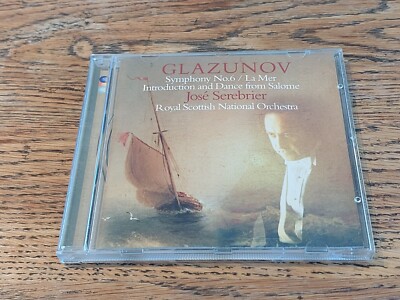 Glazunov Symphony No 6 La Mer Jose Serebrier CD VGC 