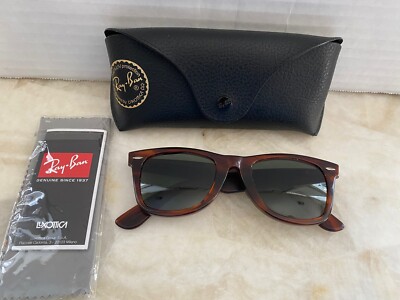 Vintage B&L Ray-Ban Wayfarer L2052 VTAS Tortoise Sunglasses - Made