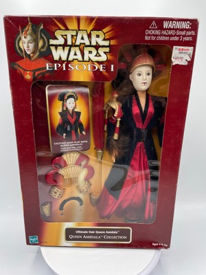 Vintage Star Wars Episode I 12'' Ultimate Hair Queen Amidala Doll Figure 1998