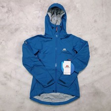 Mountain Equipment W's Odyssey Waterproof Shell Jacket | Uk 8 Blue Bnwt Rrp £270