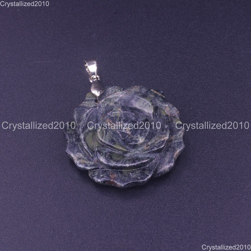 Piedras Preciosas Naturales Talladas Rosa Flores Reiki Chakra Curación Colgante Joyería Cuentas - Imagen 6 de 39