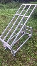 ALUMINUM ROLLING PRODUCE MERCHANDISER DISPLAY RACK