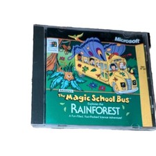 The Magic School Bus Explores The Rainforest PC CD-ROM Microsoft for Windows 95
