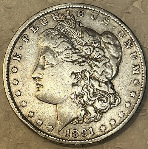 1891 - O Morgan Silver $1 Dollar Extra Fine XF + Condition Coin Better Date