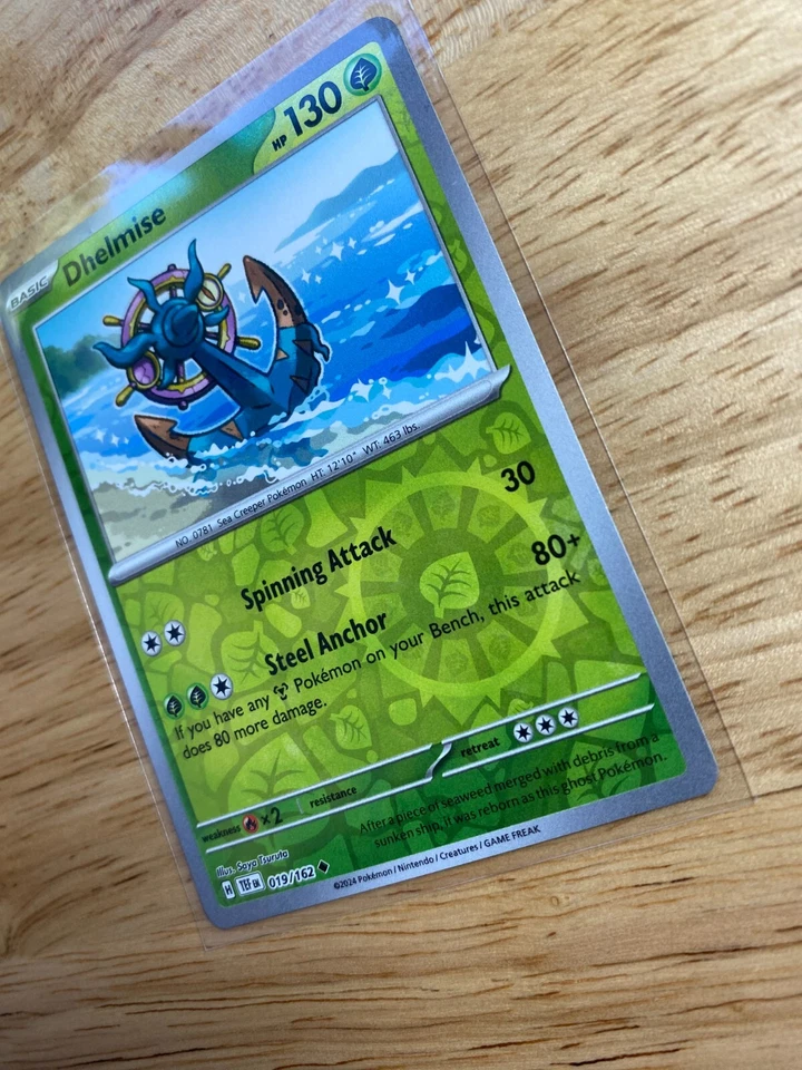 Dhelmise 019/162 - Sv05: Temporal Forces Reverse Holo - Pokemon TCG 2024 - Image 2 of 3