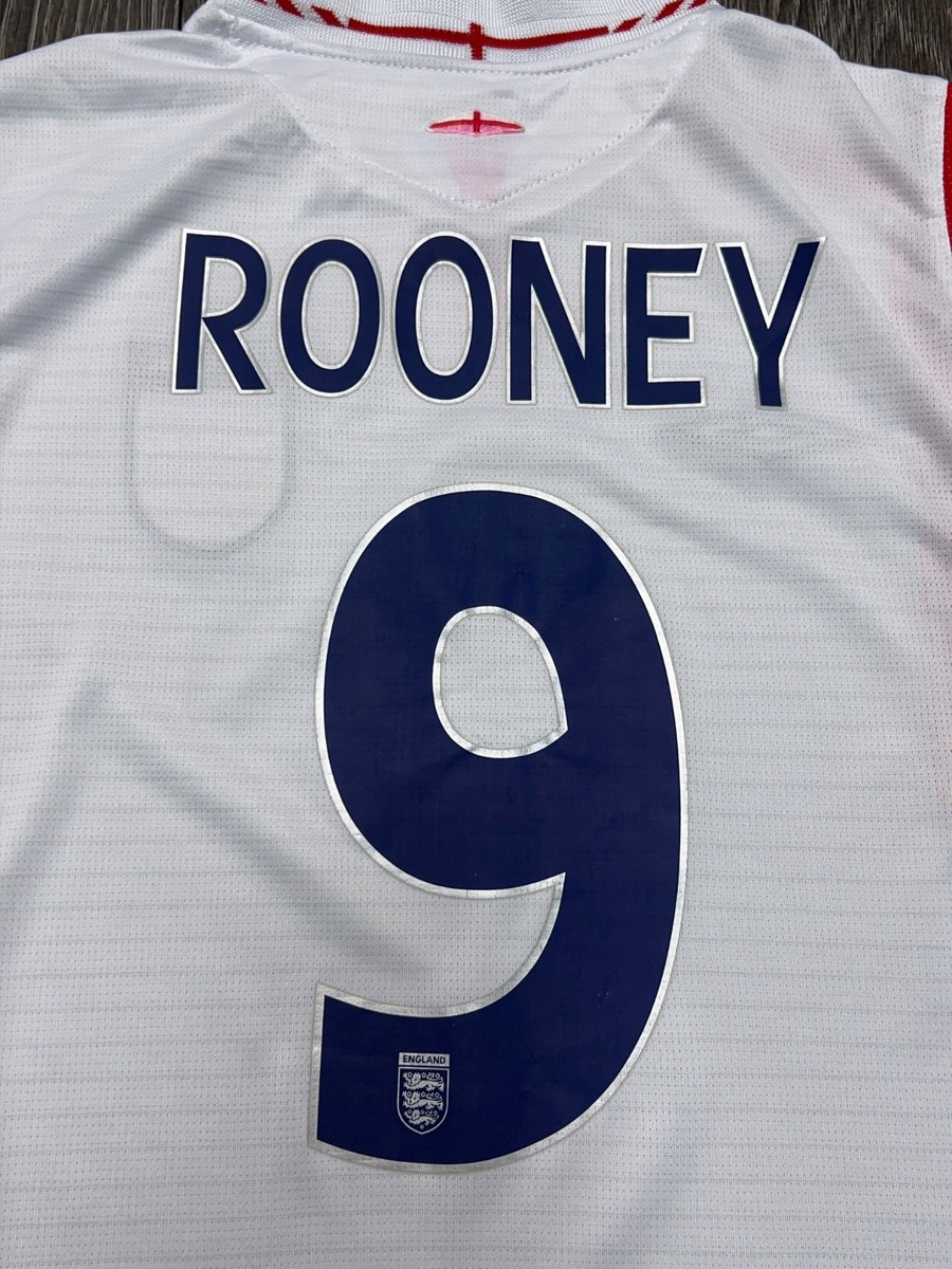 Mens Umbro England 2006 2007 #9 WAYNE ROONEY Football Soccer
