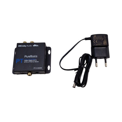 Digital Analog Audio Konverter DownMixer Dolby DTS schwarz