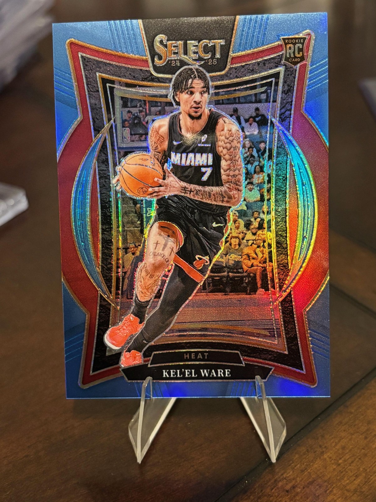 2024-25 Panini Select #66 Kel'el Ware Light Blue Prizm #/299