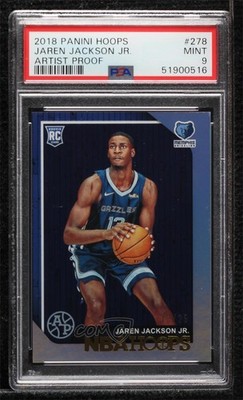 2018 Panini NBA Hoops Artist Proof /25 Jaren Jackson Jr PSA 9 MINT Rookie RC fm0
