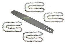 50 cm 1,5 mm 0,325" 76 DL guide bar + 4 X chain for RURIS DAC 506 / RM540